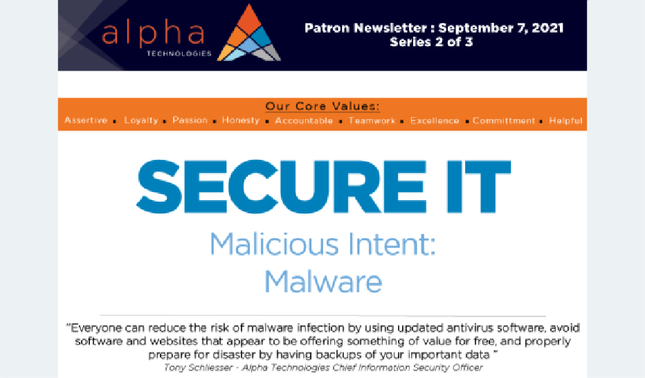 Alpha Innovations | Malware