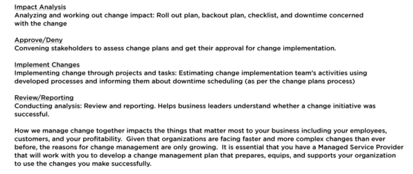 Alpha Innovations | Change Control