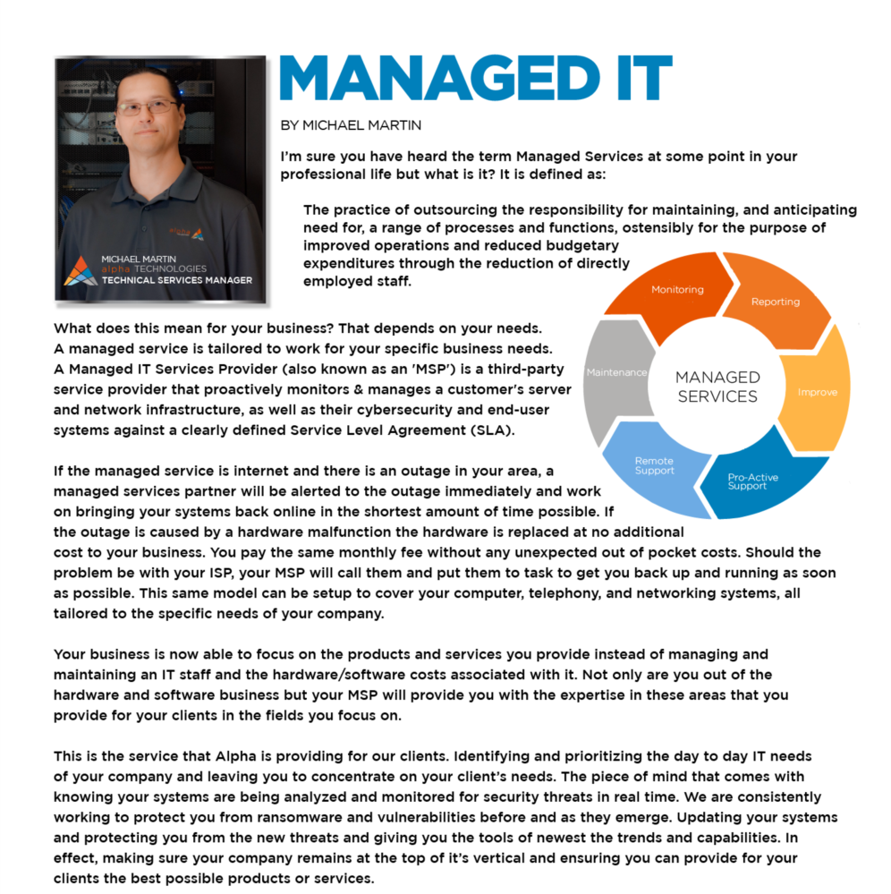 Alpha Innovations | Managed Services