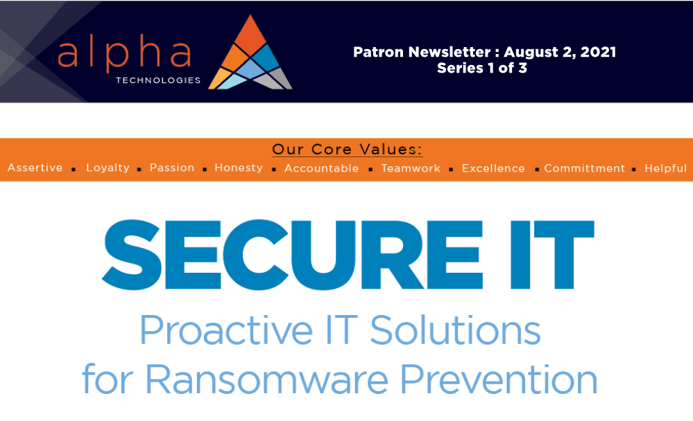 Alpha Innovations | Ransomware