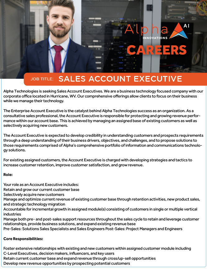 Alpha Innovations|CAREERS